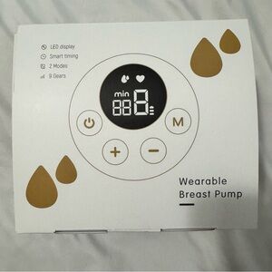 Mumeasy s12 Double Wearable Breast Pump, Portable Electric with 2 Modes & 9 Gear